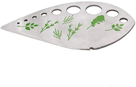 Kräuterbeizer, Edelstahl, Blattentferner, Gemüse, Küchenhelfer, Werkzeug mit Schutzhalterung