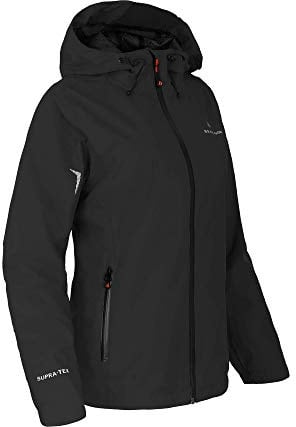 Bergson Helli | Damen Regenjacke, Netzfutter, 12000 mm Wassersäule, Black [900], 52 - Damen