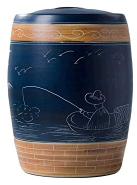 Vorratsgläser Luftdicht Vorratsdosen Airtight Lebensmittel Lagerbehälter Küche Weinfass mit Deckel Großer Cerealienspender Keramik Gläser Kaffee-Kanister, Rustikal Inneneinrichtungen, Pantry Organisat