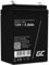 Green Cell® AGM 12V 2,8Ah Akku Vlies Batterie VRLA Blei Batterie Bleiakku Ersatzakku Akkubatterie Versorgungsbatterie Zyklenfest Wartungsfrei für Elektro Spielzeug Alarm Ofenpumpen Elektrozäune