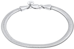 Elli Armband Damen 925 Silber Echtes Lederarmband mit Kreuz Schmuck Geschenke für Frauen Freundin Frau Mädchen Mama, Kreuzarmband Glaube Länge 18 cm, Breite 2 mm