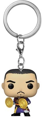 Funko Pop! Keychain Marvel: - Wong - Doctor Strange - Mini-Figurine en Vinyle à Collectionner Porte-clés Fantaisie - Cadeau de Noël - Idée de Cadeau - Produits Officiels - Movies Fans