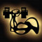 Led Hantel Fitness Wand Deko Dekoration I DIY Set I Batteriebetrieb