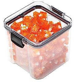 DucKey Keyboard Switch Container, Switch Storage Box Sealed Tank For Mechanical Gaming Keyboard (Color : 1PCS, Size : 700ML)