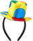 TOYANDONA Clown-Stirnband Clown-Hut Karnevalskostüm Lustige Performance-Stütze Clown-Kopfschmuck Für Erwachsene Kinder