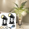 Junview 2-Pack LED Spot Lights Indoor 3000K-6000K Adjustable Up Light Floor Spotlight for Plants & Artwork with Auto On/Off Timer