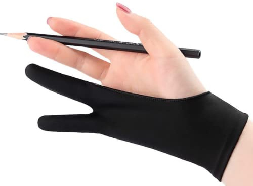 Gant pour tablette graphique, accessoires pour tablette, dessin numérique, design graphique.