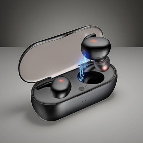 Alivio Wireless Earbuds, Bluetooth 5.3 Headphones, with Surround Sound and Noise Cancellation Mini In-Ear Pods, High Capacity 35H Mini Charging Case with LED Display, HiFi Stereo, for Work Travel