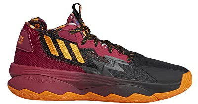 adidas Dame 8 Made in China Basketball Shoes Men's, Black, Size 8