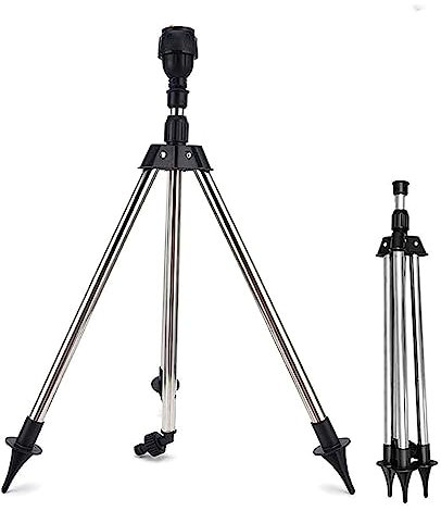 Arroseur de trépied rotatif, arroseur de support télescopique de trépied d'irrigation rotatif en acier inoxydable, arroseurs de trépied rotatifs à 360 degrés, for l'agriculture de jardin for une grand