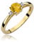 Damen Ring 585 14k Gold Gelbgold echt Citrin Edelstein Diamanten Brillanten