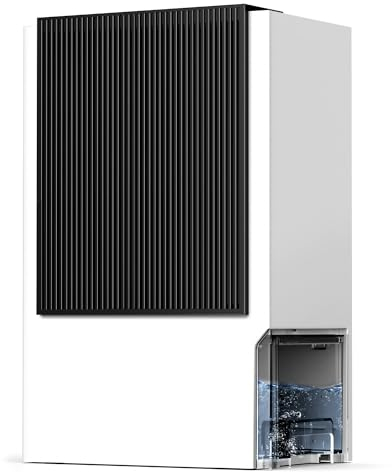 EasyAcc 3-in-1 Luftentfeuchter Elektrisch Heizlüfter Trockner-3L/24H Leise Tragbarer Entfeuchter Dehumidifier Kippschutz | Winter Leistungsstarkermodus | Schlafmodus | Timer für Badezimmer bad Keller