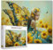 Tucocoo 1000 Teile Puzzle für Erwachsene - Fee kleines Mädchen mit Sonnenblumen und gelben Flügeln - Herausforderndes Familienaktivitätsspiel, Engelskunst DIY Puzzle Wanddekoration