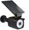Swsdee Dummy Kamera mit Solarlampe, mit Bewegungssensor und 3 Modi, IP67 wasserdicht,LED Glühbirnen (Alles in einem)