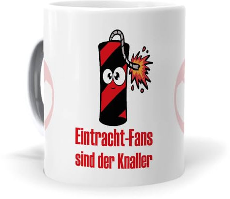 mundohuevo Originelle Fußballtasse, Frühstückstassen für Eintracht-Fans | Originelles Geschenk für Fußballfans | Fußballartikel | Eintracht