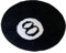 Gcroet 8 Ball Teppich 23,6 x 23,6 Zoll rund 8 Kugel Teppich Anti-Rutsch 8 Ballbad Matte Schnell trocken absorbierende Bodenmatte Teppich für Wohnzimmer BERAUM Dekor ..