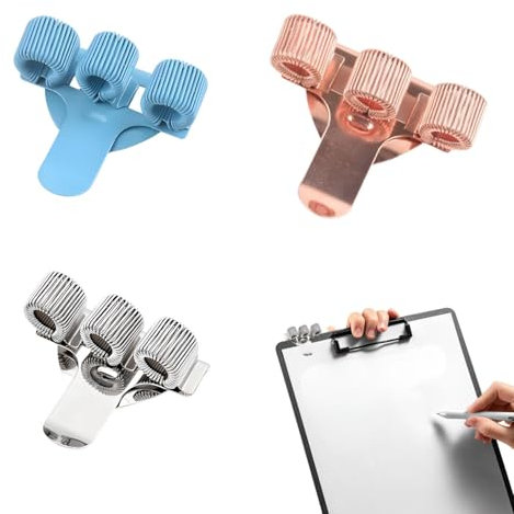 Lyivisk Lot de 3 clips porte-stylos en acier inoxydable - Clip de poche - Porte-stylos pour accessoires de soins - Pour la maison, le bureau, les médecins, les pilotes