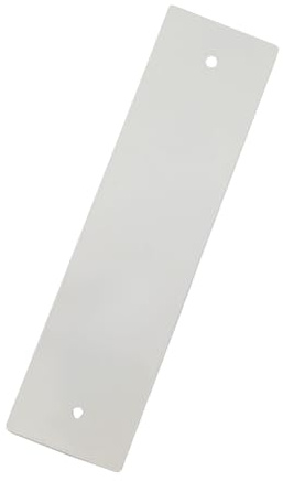 Placca cieca 165 mm copri foro avvolgibile motore tapparella avvolgitore (Bianco)