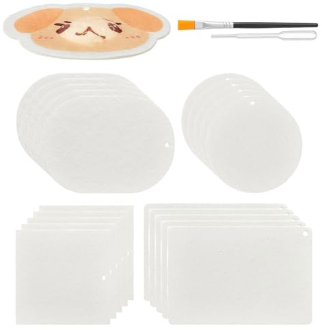 20 piezas de papel texturizado de espuma blanca, con pinceles, pintura de espuma de textura acrílica de acuarela, textura gouache
