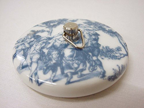 TAPON BAÑERA Lavabo BIDE Fregadero Standard Porcelana Clasico Azul