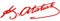 ATATÜRK IMZA Aufkleber Auto Sticker Autosticker Autoaufkleber Araba Yapiskan Mustafa Kemal Ata Wandtattoo (30cm (B) x 9cm (H) S, Rot)