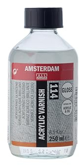 Amsterdam Protection - Acryl Firnis 114 Gloss 250 ml - Nicht vergilbende, dauerhafte Versiegelung für Acryl- & Ölgemälde