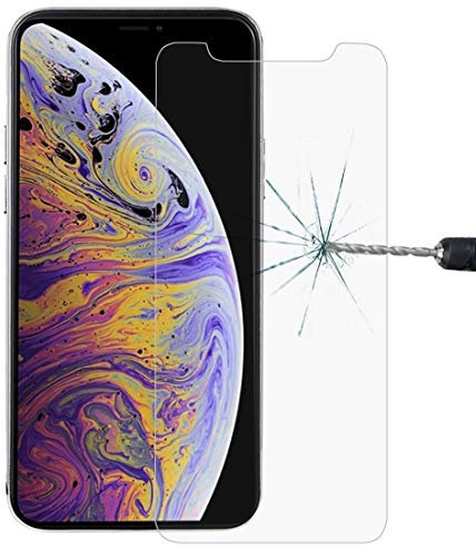 CHANYO Tempered Glass, Mobile phone tempered film 0.3mm 2.5D 9H Tempered Glass Film for iPhone 11 Pro Max Anti Blue Light Screen Protector Film