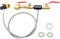CGA320 CO2 Cylinder Refill Adapter Hose, CO2 Refill Station Connector Kit for Filling Blue Soda-maker Tank(CGA320 to TR21-4, Dual Valve With Gauge) (24 Inch)