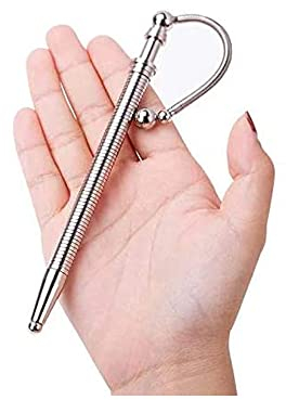 Magnetic Think Ink Fidget Pen, Metal Roller Spring Flex Ball, Creative Fidget Anxiety Toy, Stress Relief for Adults, Suitable for Traveling, Office & School Work