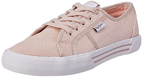 Pepe Jeans London Brady W Shine, Zapatillas Mujer, Rosa (303Rosado), 40 EU