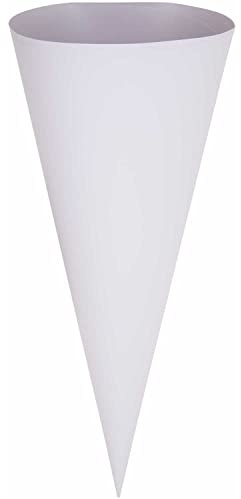 Paper Poetry Schultüte Rohling 70cm - weiß