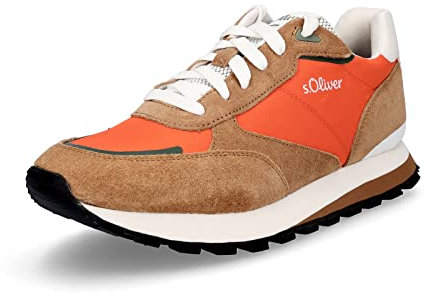 s.Oliver Sneaker 5-5-13667-20 Orange Red Label