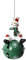 TianWlio Weihnachten bemalt Harz Schneemann Eisen Glocke Anhänger kreative Dekorationen Weihnachtsbaum Anhänger Camping Zubehör Wohnmobil Organizer