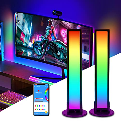 Bonlux Barra de Luz LED, Barra de Luz RGB Lámpara de Ambiente para Juegos con Múltiples Efectos de Iluminación y Modos de Música para Sala de Juegos, PC, TV, Control de App RGB Luces de Ambiente