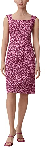 comma Damen 60.2.61.20.200.2132836 Kleid, 44B4 lila|pink, 42