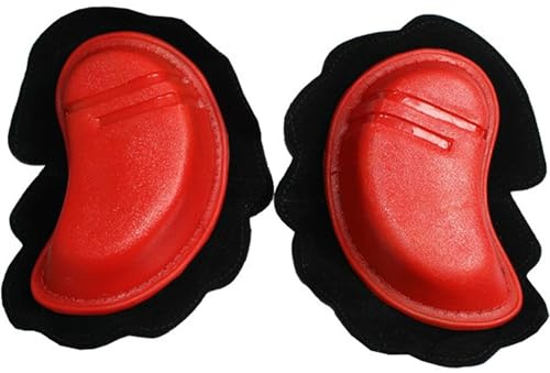 German Wear Motorrad Knieschleifer Motorradhosen Motorradkombi Knee Slider, Rot