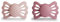 FRIGG Lucky Silikon Schnuller | Symmetrischer Schnuller 2er Pack | BPA-frei | Hergestellt in Dänemark | Blush/Cedar - Größe 2 (6-18 Monate)