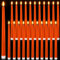 Macarrie 24 Packs Flameless Taper Candles Battery Operated 11 Inch Long Candle Light LED Candlesticks Fake Flickering Tapered for Wedding Halloween Christmas Decoration (Orange)