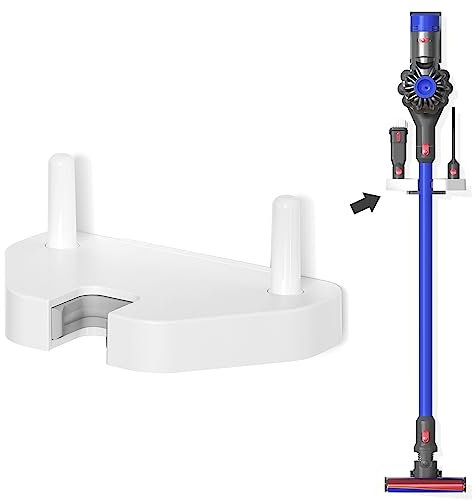 Vakuum-Wandhalterung, Universal-Ständer, geeignet für Handstaubsauger mit einem Durchmesser von 3,2 - 3,8 cm und für V6, V7, V8 (weiß)