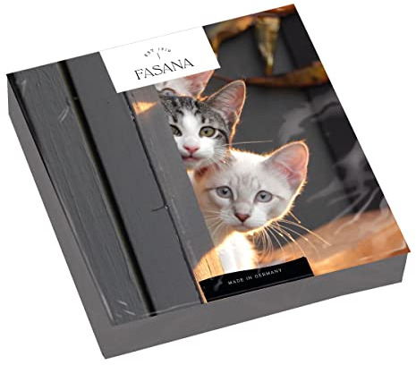 20 Servietten Zurückhaltende Katzen | Tiere | niedlich | süß | Tischdeko | Decoupage | Serviettentechnik 33x33cm