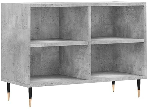 vidaXL TV-Schrank Betongrau 69,5x30x50 cm Holzwerkstoff