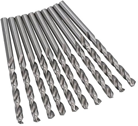 Brocas HSS-G Xtra de 6 mm para taladrar metal, hierro, madera, plásticos, 10 unidades