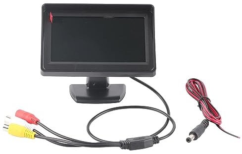 Pilipane 3-Zoll-Farb-TFT-LCD-Display,4, Nur Rückfahrkamera-Monitor, Rückfahrkamera-Display Für Auto, SUV, Van, LKW