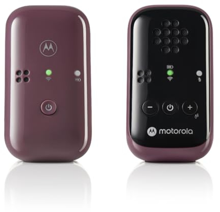 Motorola Audio Babyphone PIP12 – Baby Phone Technologie DECT – Babymoov Portée jusqu'à 450 mètres - Babyphones avec Reconnaissance sonore - Communication bidirectionnelle - Plastique - Violet