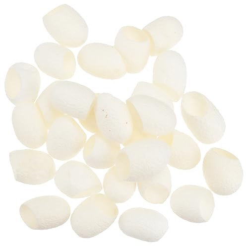 minkissy 200stücke Natürliche Seidenball-reinigungskugeln Für Gesichtspflege Sanfte Peeling Und Mitesserentfernung Hypoallergen Für Strahlende Hautpflege Und Sanfte Reinigung