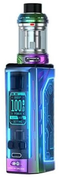 TVDC Freemax MAXUS 2 200W Kit Dual 18650 with Smart Load Battery Tech M Pro 2 Tank, 2ml Cartridge No Nicotine, (Ra-in-Bow)