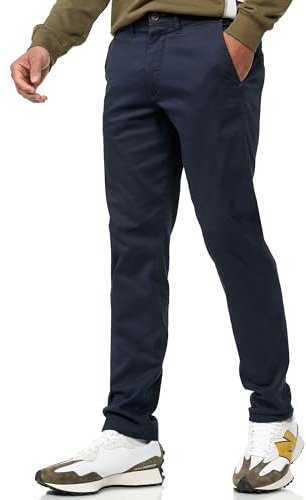 Indicode Herren INWasling Stretchhose aus 98% Baumwolle mit 5 Taschen | Bequeme Herrenhose für den Alltag mit hoher Bewegungsfreiheit, Stretchhose, Stoffhose, Chinohose, Freizeithose für Männer