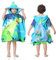 MOKANI Badeponcho Kinder mit Kapuze, Mikrofaser Handtuch Poncho mit Kordelzugbeutel, Weich & SaugfäHig Strandtuch Badetuch Badehandtuch füR Jungen (Kinderhöhe: 85-110 cm)