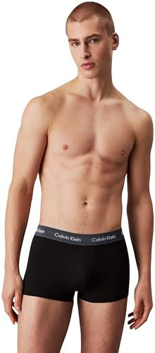 Calvin Klein Herren 5er Pack Boxershorts Low Rise Trunks Unterwäsche, Mehrfarbig (B- Tur, R Gr, Gr H, D Mv, Sd WBS), M