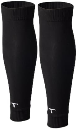 T1TAN Fußball Tube Stutzen - Herren, Damen und Kinder - Farbe schwarz - Größe 43-46
